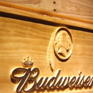 Washington Football Team Budweiser Wood Sign