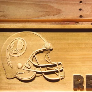 Washington Football Team Helmet Wood Sign