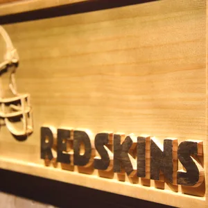 Washington Football Team Helmet Wood Sign