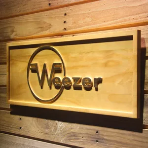 Weezer Wood Sign