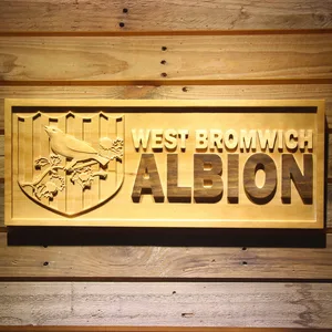West Bromwich Albion Football Club Wood Sign - Legacy Edition