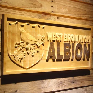 West Bromwich Albion Football Club Wood Sign - Legacy Edition