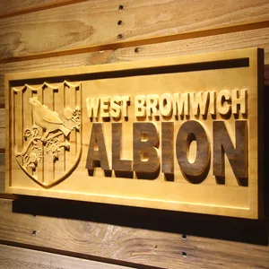 West Bromwich Albion Football Club Wood Sign - Legacy Edition