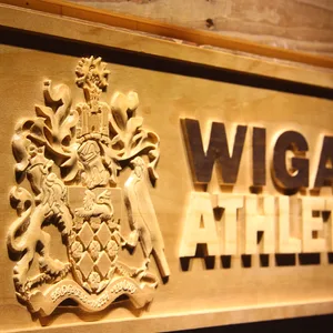 Wigan Athletic FC Wood Sign - Legacy Edition