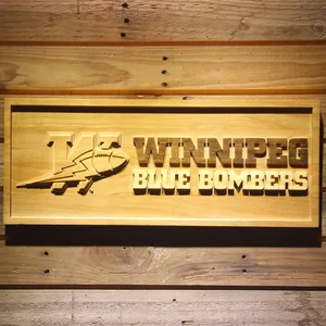 Winnipeg Blue Bombers Wood Sign - Legacy Edition