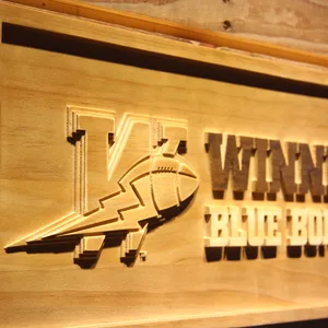 Winnipeg Blue Bombers Wood Sign - Legacy Edition