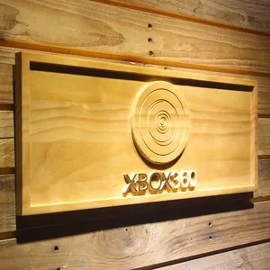 Xbox 360 Rings Wood Sign