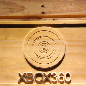 Xbox 360 Rings Wood Sign
