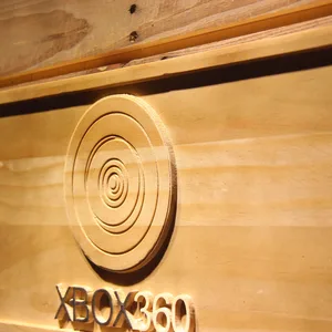Xbox 360 Rings Wood Sign